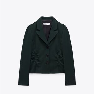 Zara Tailored Wool Blend Blazer